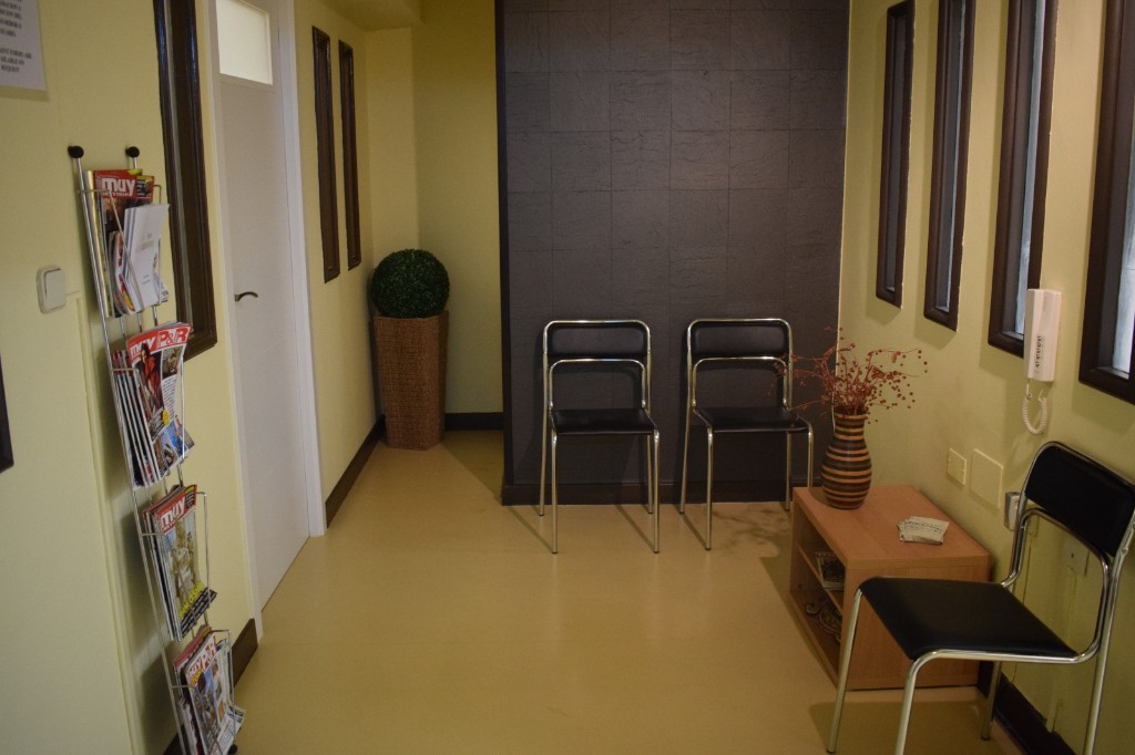 Sala de espera del consultorio